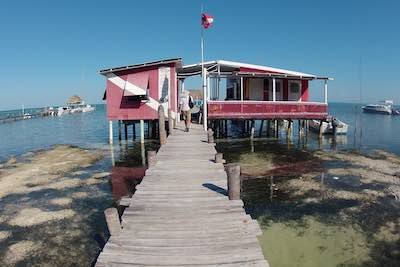 Jetty on Caye Caulker, Belize